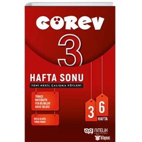 Nitelik Yayınları 3. Sınıf Görev Hafta Sonu Yeni Nesil Çalışma Föyleri