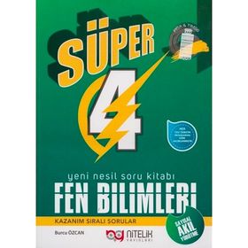 Nitelik Yayınları 4. Sınıf Fen Bilimleri Soru Bankası