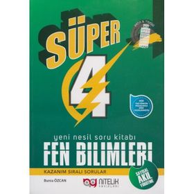 Nitelik Yayınları 4. Sınıf Fen Bilimleri Soru Bankası