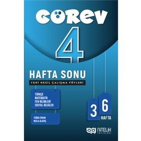 Nitelik Yayınları 4. Sınıf Görev Hafta Sonu Çalışma Föyü Yeni Nesil