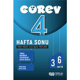 Nitelik Yayınları 4. Sınıf Görev Hafta Sonu Çalışma Föyü Yeni Nesil
