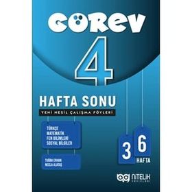 Nitelik Yayınları 4. Sınıf Görev Hafta Sonu Yeni Nesil Çalışma Föyleri