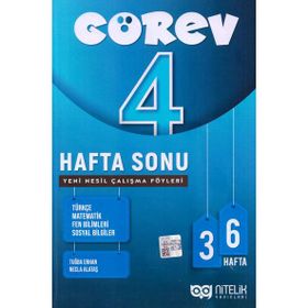 Nitelik Yayınları 4. Sınıf Görev Hafta Sonu Yeni Nesil Çalışma Föyleri