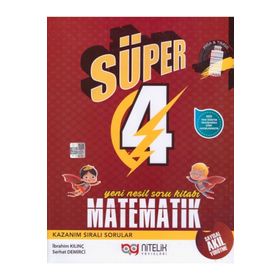 Nitelik Yayınları 4. Sınıf Matematik Yeni Nesil Süper Soru Kitabı
