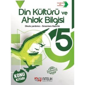 Nitelik Yayınları 5. Sınıf Din Kültürü Ve Ahlak Bilgisi Konu Kitabı