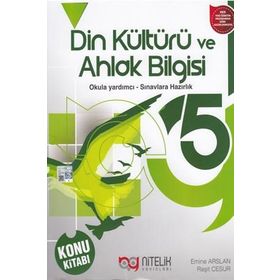 Nitelik Yayınları 5. Sınıf Din Kültürü Ve Ahlak Bilgisi Konu Kitabı