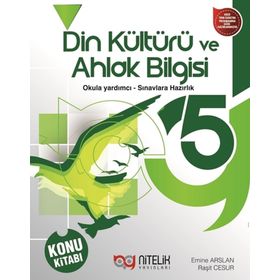 Nitelik Yayınları 5. Sınıf Din Kültürü Ve Ahlak Bilgisi Konu Kitabı