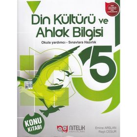 Nitelik Yayınları 5. Sınıf Din Kültürü Ve Ahlak Bilgisi Konu Kitabı