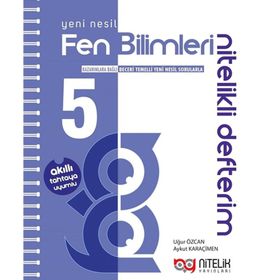 Nitelik Yayınları 5. Sınıf Fen Bilimleri Nitelikli Defterim