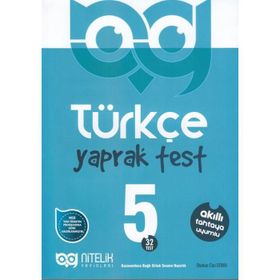 Nitelik Yayınları 5. Sınıf Türkçe Yaprak Test