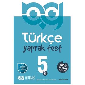 Nitelik Yayınları 5. Sınıf Türkçe Yaprak Test