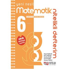 Nitelik Yayınları 6. Sınıf Matematik Nitelikli Defterim