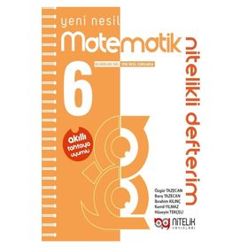 Nitelik Yayınları 6. Sınıf Matematik Nitelikli Defterim