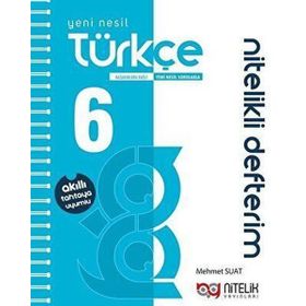 Nitelik Yayınları 6. Sınıf Türkçe Nitelikli Defterim