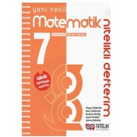 Nitelik Yayınları 7. Sınıf Matematik Nitelikli Defterim
