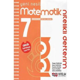 Nitelik Yayınları 7. Sınıf Matematik Nitelikli Defterim