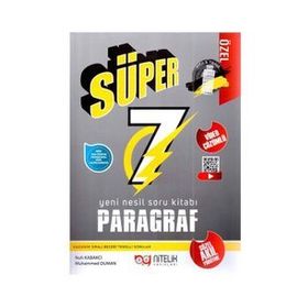 Nitelik Yayınları 7 Sınıf Paragraf Yeni Nesil Süper Soru Kitabı