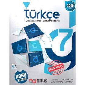 Nitelik Yayınları 7.Sınıf Türkçe Konu Anlatımı