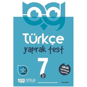 Nitelik Yayınları 7. Sınıf Türkçe Yaprak Test