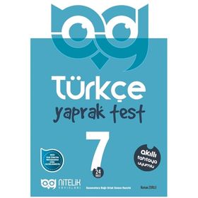 Nitelik Yayınları 7. Sınıf Türkçe Yaprak Test