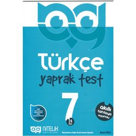 Nitelik Yayınları 7. Sınıf Türkçe Yaprak Test