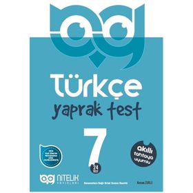 Nitelik Yayınları 7. Sınıf Türkçe Yaprak Test