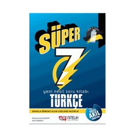 Nitelik Yayınları 7. Sınıf Yeni Nesil Süper Türkçe Soru Kitabı