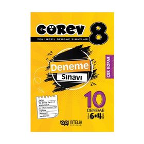 Nitelik Yayınları - 8.Sınıf 10 Deneme 6 Sarmal + 4 Genel Sınavı