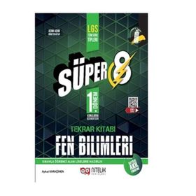 Nitelik Yayınları 8. Sınıf Fen Bilimleri Süper 1. Dönem Tekrar Kitabı Soru Bankası
