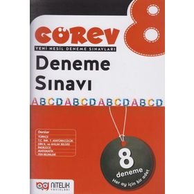 Nitelik Yayınları 8. Sınıf Görev 8 Deneme
