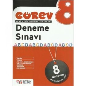 Nitelik Yayınları 8. Sınıf Görev 8 Deneme