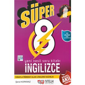 Nitelik Yayınları 8. Sınıf İngilizce Süper Yeni Nesil Soru Kitabı