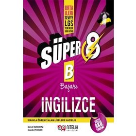 Nitelik Yayınları 8. Sınıf İngilizce Süper Yeni Nesil Soru Kitabı