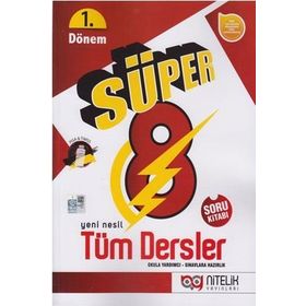 Nitelik Yayınları 8. Sınıf LGS 1. Dönem Tüm Dersler Süper Soru Kitabı