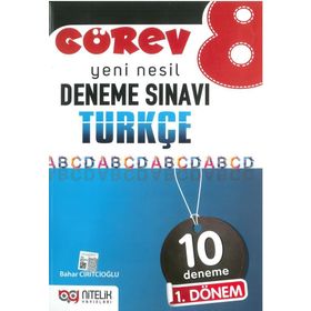 Nitelik Yayınları 8. Sınıf LGS 1. Dönem Türkçe Görev 10 Deneme