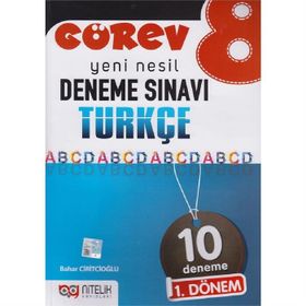 Nitelik Yayınları 8. Sınıf LGS 1. Dönem Türkçe Görev 10 Deneme