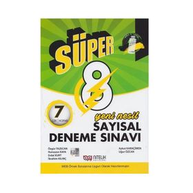Nitelik Yayınları 8. Sınıf LGS Sayısal Yeni Nesil Süper 7 Deneme