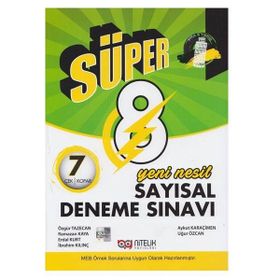 Nitelik Yayınları 8. Sınıf LGS Sayısal Yeni Nesil Süper 7 Deneme