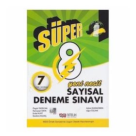 Nitelik Yayınları 8. Sınıf LGS Sayısal Yeni Nesil Süper 7 Deneme