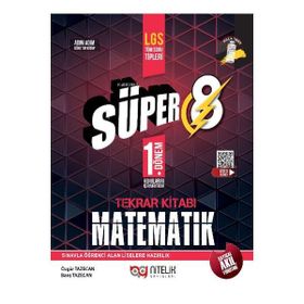 Nitelik Yayınları 8. Sınıf Matematik Süper 1. Dönem Tekrar Kitabı Soru Bankası