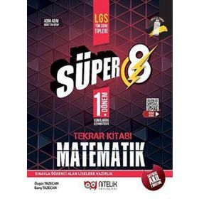 Nitelik Yayınları 8. Sınıf Matematik Süper 1. Dönem Tekrar Kitabı Soru Bankası