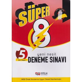 Nitelik Yayınları 8. Sınıf Süper Yeni Nesil 5 Deneme Sınavı