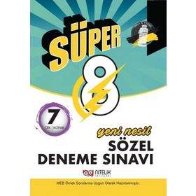 Nitelik Yayınları 8. Sınıf Süper Yeni Nesil Sözel 7 Deneme