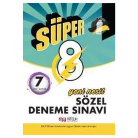 Nitelik Yayınları 8. Sınıf Süper Yeni Nesil Sözel 7 Deneme