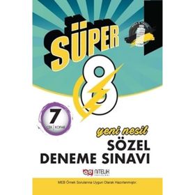 Nitelik Yayınları 8. Sınıf Süper Yeni Nesil Sözel 7 Deneme