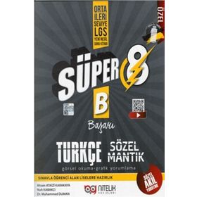 Nitelik Yayınları 8. Sınıf Türkçe Süper Sözel Mantık Görsel Okuma ve Grafik Yorumlama Soru Kitabı