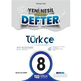 Nitelik Yayınları 8. Sınıf Türkçe Yeni Nesil Nitelikli Defter