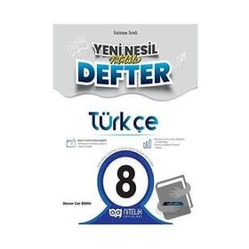 Nitelik Yayınları 8. Sınıf Türkçe Yeni Nesil Nitelikli Defter