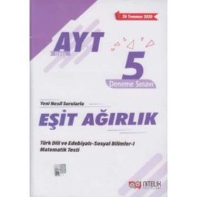 Nitelik Yayınları AYT Eşit Ağırlık Özel 5 Deneme Sınavı
