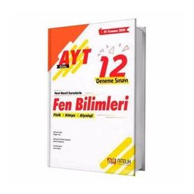 Nitelik Yayınları AYT Fen Bilimleri Özel 12 Deneme Sınavı